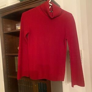 Red Turtleneck Sweater